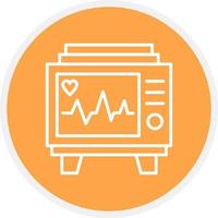 Cardiogram Creative Icon Design vector