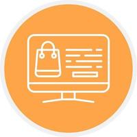 Shopping Online Creative Icon Design vector