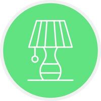 Table Lamp Creative Icon Design vector