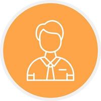 Worker Creative Icon Design vector
