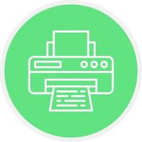 Printer Creative Icon Design vector