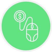 Pay Per Click Creative Icon Design vector