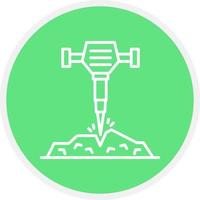 Drill Creative Icon Design vector