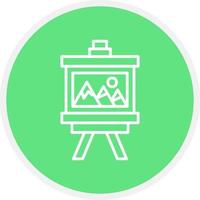 Canvas Creative Icon Design vector