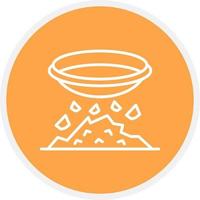 Panning Creative Icon Design vector
