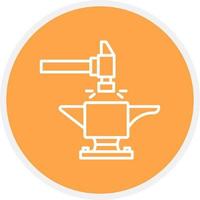 Anvil Creative Icon Design vector