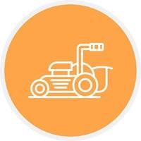 Lawnmower Creative Icon Design vector