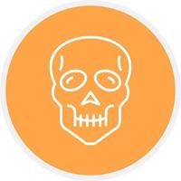 diseño de icono creativo de calavera vector