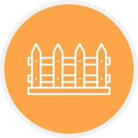 Fence Creative Icon Design vector