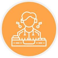 DJ Creative Icon Design vector