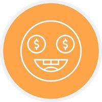 Greedy Creative Icon Design vector