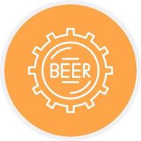 Bottle Cap Creative Icon Design vector