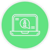 Laptop Creative Icon Design vector