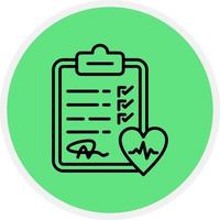 Checkup Creative Icon Design vector