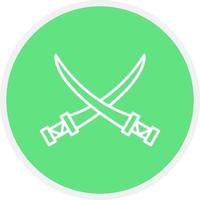 Swords Creative Icon Design vector