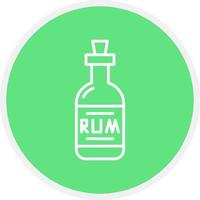 Rum Creative Icon Design vector