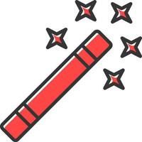 Magic Wand Creative Icon Design vector