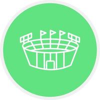 Stadium Creative Icon Design vector