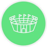 Stadium Creative Icon Design vector