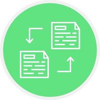 File Transfer Creative Icon Design vector