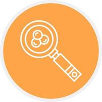 Magnifying Glass Creative Icon Design vector