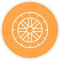 Wheel Creative Icon Design vector