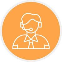 Operator Creative Icon Design vector