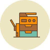 Copy Machine Creative Icon Design vector