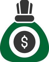 Money Bag Creative Icon Design vector