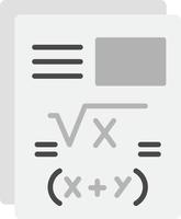 Maths Creative Icon Design vector