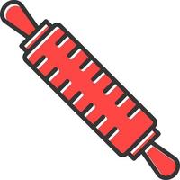 Rolling Pin Creative Icon Design vector