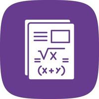 diseño de icono creativo de matemáticas vector