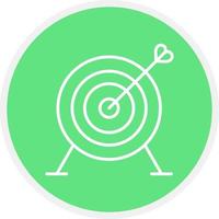 Dartboard Creative Icon Design vector
