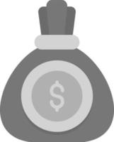 diseño de icono creativo de bolsa de dinero vector