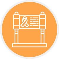 Awareness Day Creative Icon Design vector