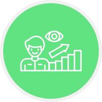 Vision Creative Icon Design vector
