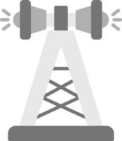 diseño de icono creativo de antena vector