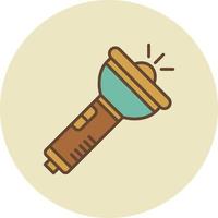Flashlight Creative Icon Design vector
