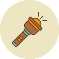 Flashlight Creative Icon Design vector