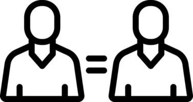 line icon for twin vector