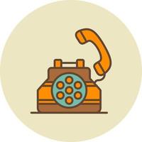 Telephone Creative Icon Design vector