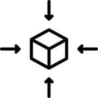 line icon for alignment vector