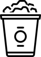 line icon for junk vector