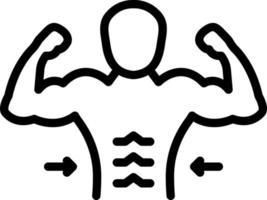 line icon for fits vector