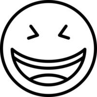 line icon for jokes vector