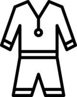line icon for wear vector