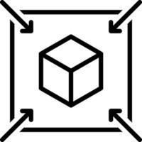 line icon for entity vector