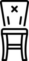 line icon for nobody vector