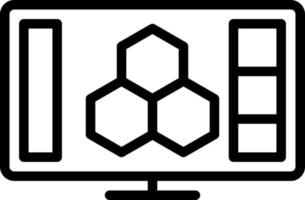 line icon for modeling vector