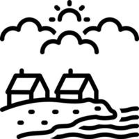 line icon for mainly vector